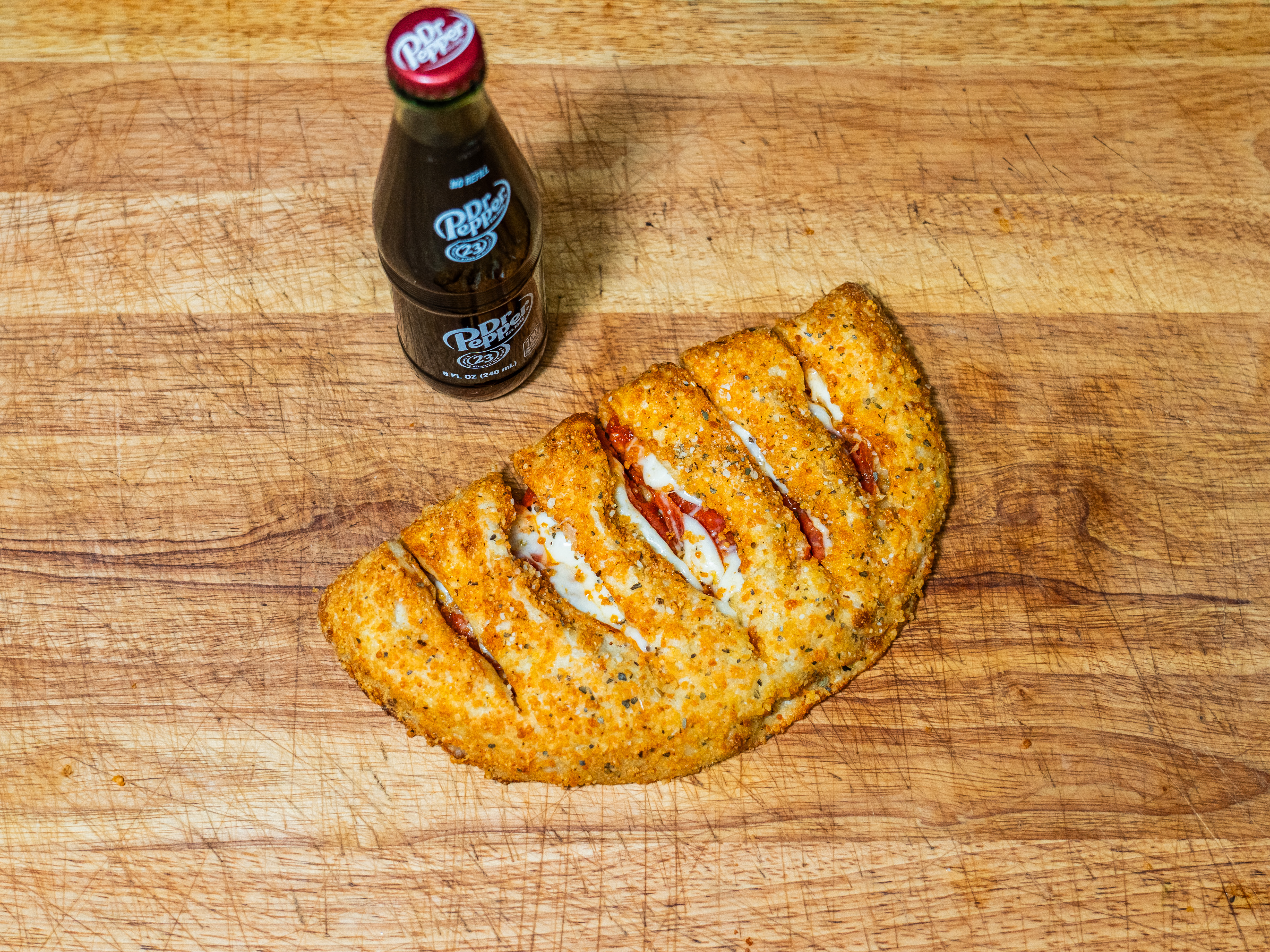 Sliced Calzone